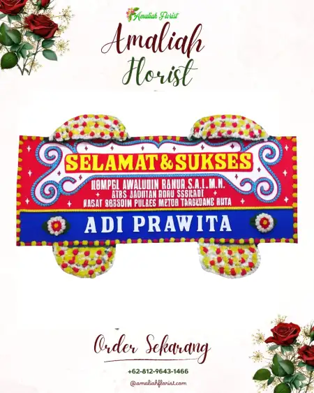 Papan Bunga Ucapan Selamat 14 Ilir